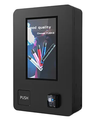 Warenautomat SlimTouch Mini Pro von The Vending Brothers seitliche Perspektive