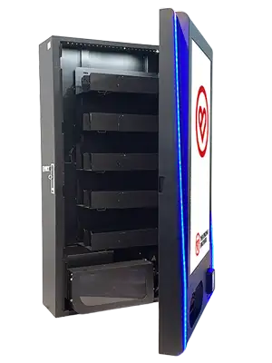 Warenautomat SmartTouch Pro von The Vending Brothers Kunde kauft