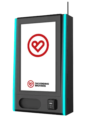Warenautomat SmartTouch Pro von The Vending Brothers seitliche Perspektive