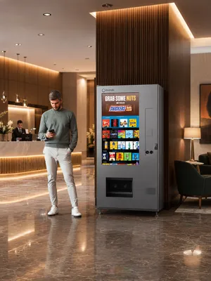 Warenautomat CoolTouch IVM von The Vending Brothers in einem Hotel