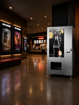 Warenautomat CoolTouch IVM von The Vending Brothers in einem Kino