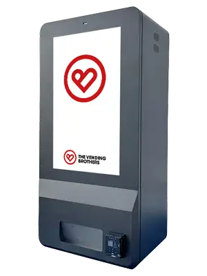 Warenautomat SmartTouch Pro Outdoor von The Vending Brothers Seitliche Ansicht