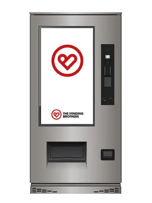 Warenautomat CoolTouch OVM Outdoor von The Vending Brothers Frontansicht dunkle Farbe
