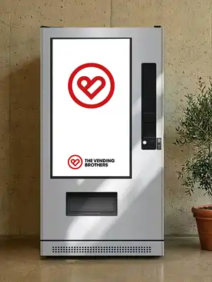 Warenautomat CoolTouch SVM von The Vending Brothers Ansicht mit Hintergrund