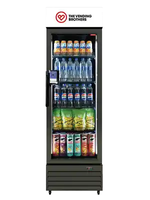 Warenautomat Smart Fridge Mini von The Vending Brothers Frontansicht