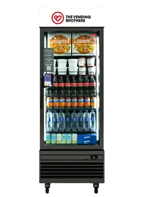 Warenautomat Smart Fridge Pro Freezer von The Vending Brothers Frontansicht